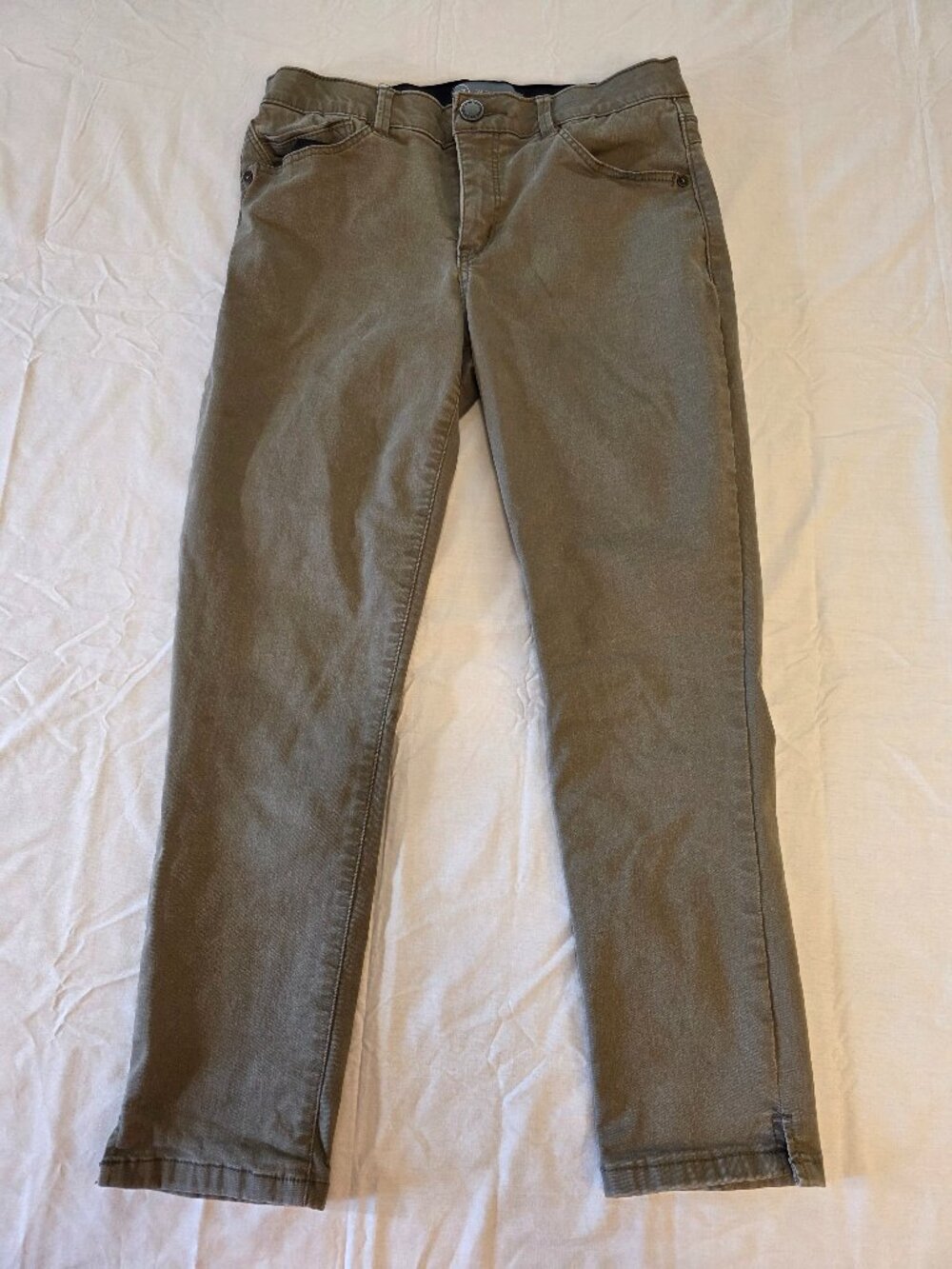Wit and Wisdom Women’s Straight Ankle Jeans Soft Olive 4P